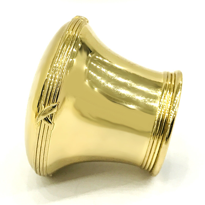 Kroonkurken van het het Aluminiumparfum van Zamak van de douane de Lichte gouden kleur