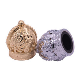 De gouden Kroonkurken van het de Legeringsparfum van het Kroonzink Magnetisch voor Decoratieve Parfumflessen