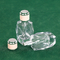 Transparante 50 ml parfum lege fles vierkant geslepen ruitvormige 15 bajonet cosmetische fijne spray glazen fles