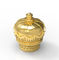 Het gouden van het ParfumKroonkurk van het Kleuren Nieuwe Ontwerp van de de Kroonvorm Materiaal van Zamak