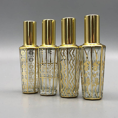 15ML gegalvaniseerde UV Hoogwaardige Parfumfles, de Fles van het Parfumwater, Geanodiseerde Glasfles, Geraffineerde Schoonheidsmiddelennevel BO