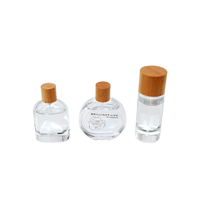 Natuurlijke Stevige Houten Cilindertype ParfumKroonkurk met fles
