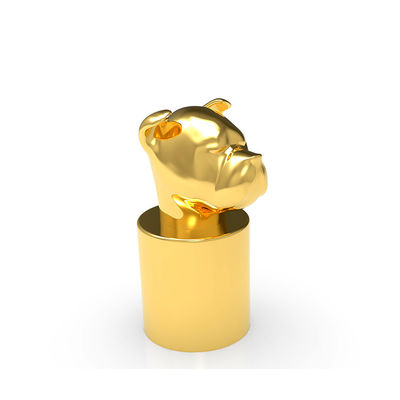 Het ParfumKroonkurken van Fasion ISO 9001 van de douanehond Hoofd Gouden