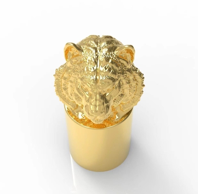 kopen Van de het Zinklegering van Lion Head Perfume Bottle Cap Eco de Vriendschappelijke Hoge Esthetica online manufacture