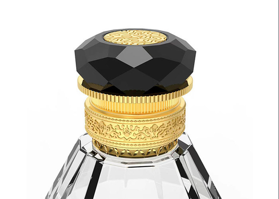 kopen 15Mm de Gouden van de de Legeringsluxe van het Metaalzink Dekking van de het Parfumfles van Zamac met Embleem online manufacture