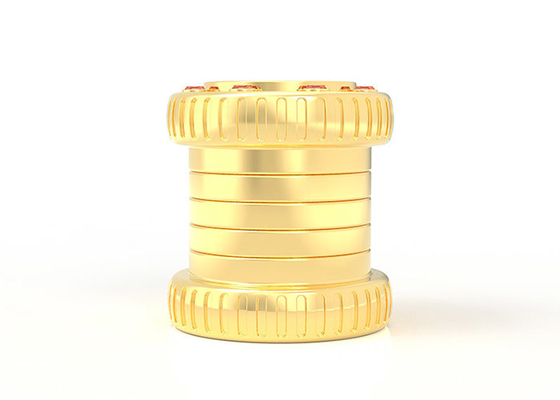 kopen Creatieve van de het Parfumfles van de Cilinderstijl de Dekkingsluxe Zamac 15Mm Gouden Legering van het Metaalzink online manufacture