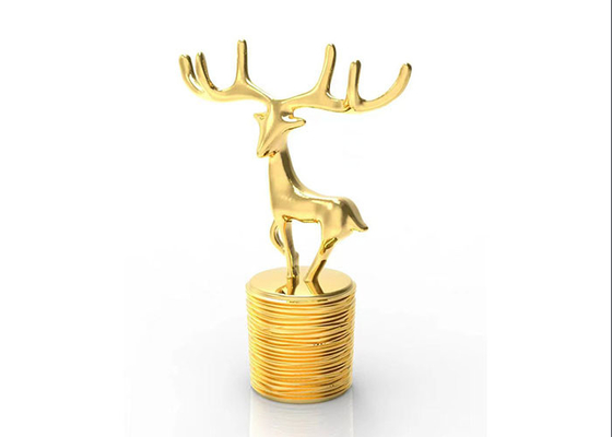 kopen Van de het Parfumfles van de hertenstijl Dekking 15Mm Gouden de Legeringsluxe Creatieve Zamac van het Metaalzink online manufacture