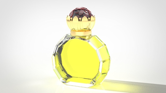 kopen Het Parfum van douanezamak dekt Eenvoudige Shinny af de Gouden Kleur met Embleem graveert online manufacture