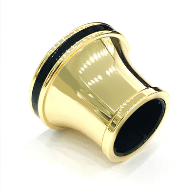 kopen Klassieke Gouden Kleur met de Zwarte Kroonkurken van het het Aluminiumparfum van Kleurenzamak online manufacture