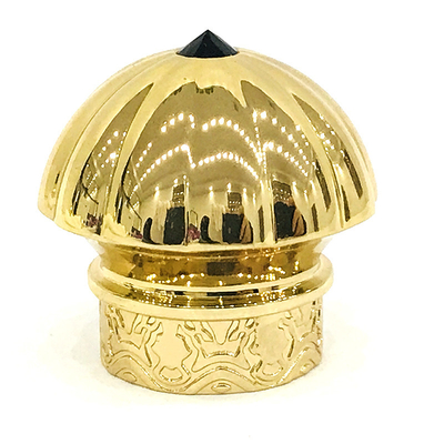 kopen Van de Kleurenzamak van de douaneluxe de Gouden Kroonkurken van het het Metaalparfum met Steen online manufacture