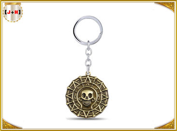 kopen De gepersonaliseerde Kleine Ringen van de Metaal Zeer belangrijke Ketting voor Gestalte gegeven het Messingsplateren van Inzamelingengiften Schedel online manufacture