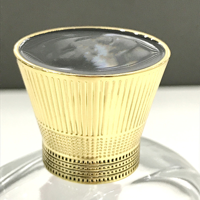 kopen 37*37*30mm Zamac Parfums Cap And Packing OPP Bag Blister Carton Box online manufacture