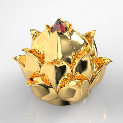 kopen Op maat gemaakte elegante Zamak Parfum Kap met spiegel afwerking Luxe presenteren online manufacture