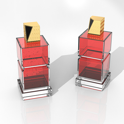 kopen Unieke rechthoekige Zamac Parfum Kap voor fleskap met aangepast ontwerp online manufacture