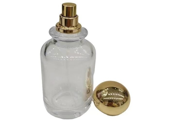 kopen Op maat gemaakte ronde gouden Zamak Parfum Deksel Simpel stijl Zink legering Parfum Cap online manufacture