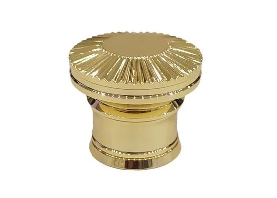 kopen Modieus zilvergoud schroefdeksel Parfumflesdeksels Perfume deksels op maat online manufacture