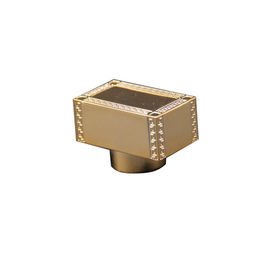 kopen Van het ParfumKroonkurken van rechthoekzamac van de de Decoratiemanier Gouden de Flessengebruik online manufacture