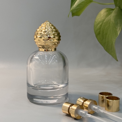 kopen Aanpasbare goudkleurige zinklegering Zamak Parfumkappen voor duurzame en elegante geurverpakkingen online manufacture
