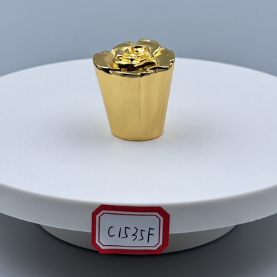 kopen Hoogwaardige metaal zink legering Zamak parfum caps voor aanpasbare en elegante geur verpakking online manufacture