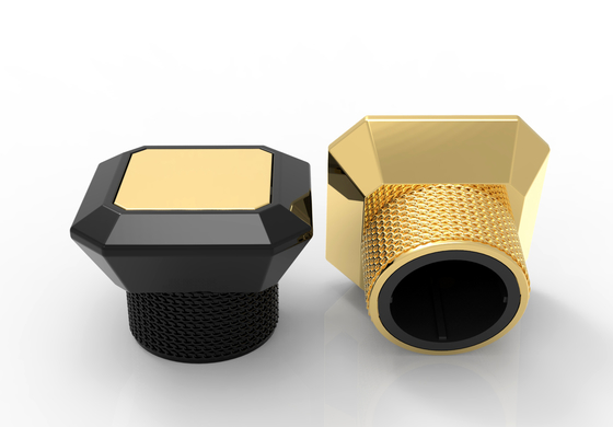 kopen High End Factory Zamak Parfumdoppen Niet-lekken Spuitgieten FEA 15 Deksel Metalen Doppen online manufacture