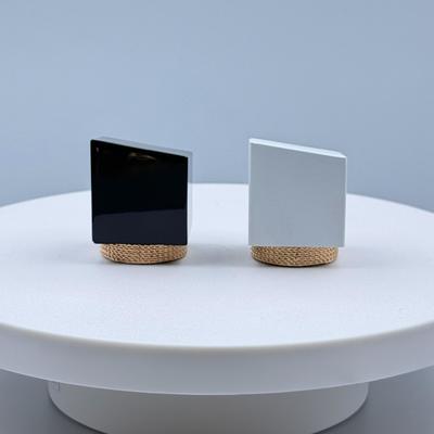 kopen Black/white zinc alloy perfume cap Square cap online vervaardiging