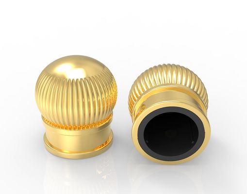 kopen Round perfume cap Luxury custom zinc alloy perfume cover online manufacture