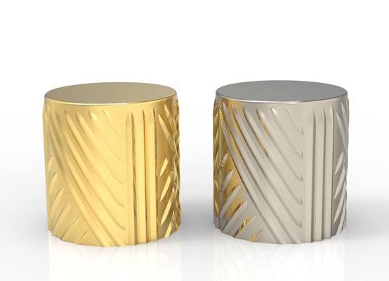 kopen Luxury custom zinc alloy perfume cap Round perfume cap online vervaardiging