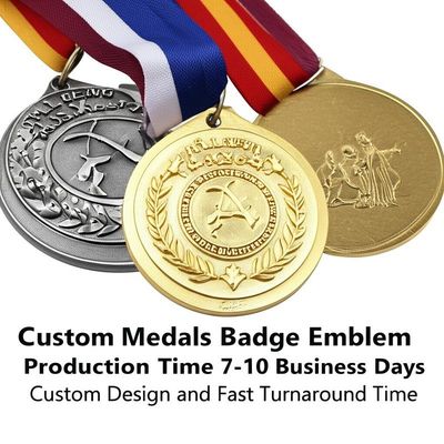kopen Custom Metal Medal with 2mm Thickness and Customized Size Featuring Letterpress Printing for Elegant Souvenirs online manufacture