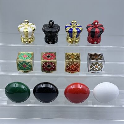 kopen Custom Logo Luxury 15mm FEA 15  Zamac Metal Fragrance Cap Creative Universal Bottle Lid Cover for Perfume Bottles online manufacture