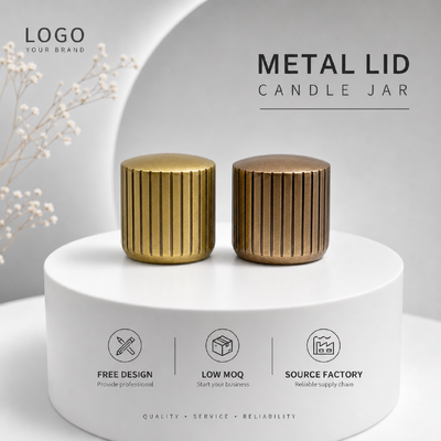 kopen Vintage Verticaal gestreepte zinklegeringscilinder Parfumkap Antiek goud Brons metaal parfum fles deksel voor luxe parfum glasfles online vervaardiging