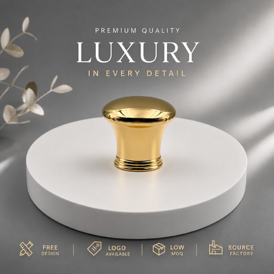 kopen Fabrieksmatige op maat gemaakte gladde gebogen taille koepelspiegel goud zinklegering parfum dop multi ring basis OEM ODM op maat gegraveerd logo zamac parfum deksel voor luxe glazen parfumflessen magnetisch online vervaardiging