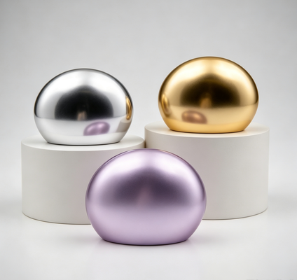 Kopen Luxe FEA15 Parfumfles Kap Zinklegering Ei-vormige Ronde Koepel Glanzige Boog Matte Metalen Parfum Deksel Custom For Fragrance Flask Zamac Parfum Kap online vervaardiging