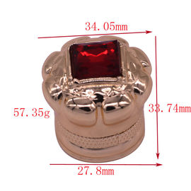 kopen De decoratieve van het Parfumkappen van Zamak van de Diamantmanier Kroonkurken van het de Douaneparfum online manufacture