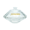De in het groot Hoogwaardige Flessen van de Flessen75ml Gevormde Crystal White Glass Transparent Perfume van het Glasparfum kunnen Uitgerust W zijn