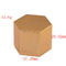 Hexagonaal Gouden Parfum Magnetisch GLB, de Bovenkanten van de Metaalfles voor 3D Tekening