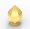 Van het de Luxeparfum van de zinklegering het Gouden Platerenmetaal die van Kroonkurk Aangepast Embleem van letters voorzien