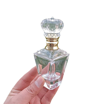 Van het het Ontwerpparfum van de douaneluxe Buitensporige het Glasfles 55ml met Pompglb Spuitbus