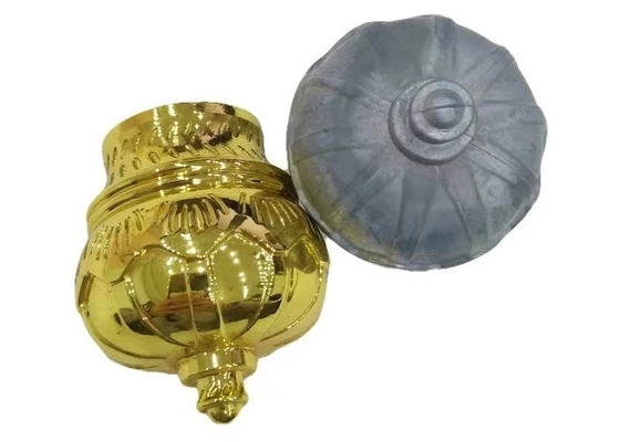 Hoogwaardige Zamak parfum flesdeksels Goudkroon Gepersonaliseerde flesdeksels