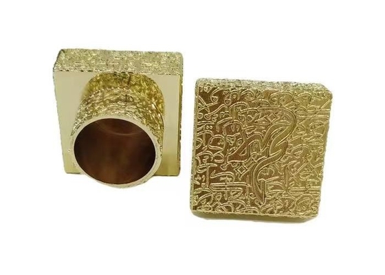Hoogwaardige gietgiet Zamak Parfum Caps Vierkante Parfum Cover