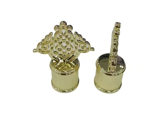 Hoogwaardig product Parfumflesdeksel Metalen doppen Design Zinklegerings Parfumdeksel