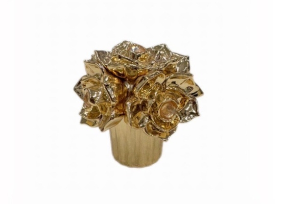 Roze Diamant Bloemvorm Zamak Parfum Kappen Speciaal Zink legering Parfum Deksel