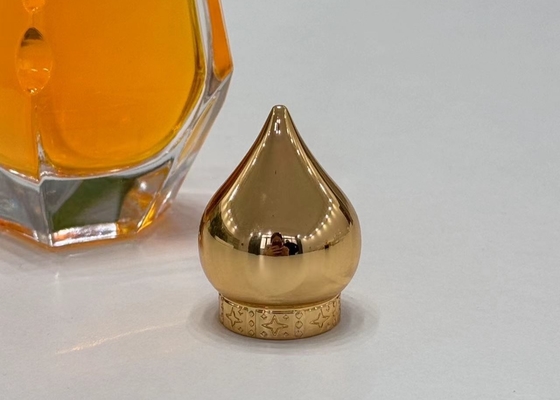 Elegant zink-legering parfum fleskappen eenvoudig ontwerp parfum deksel