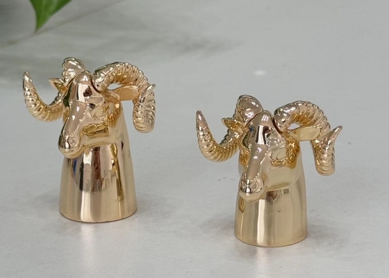 Elegante Antilope-vormige Zamak Parfum Caps Parfume Cover met aangepast logo