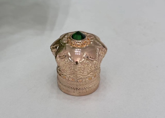 Zinklegering Groene Diamant Zamak Parfum Kappen Parfum Deksel Met Gepersonaliseerd Logo