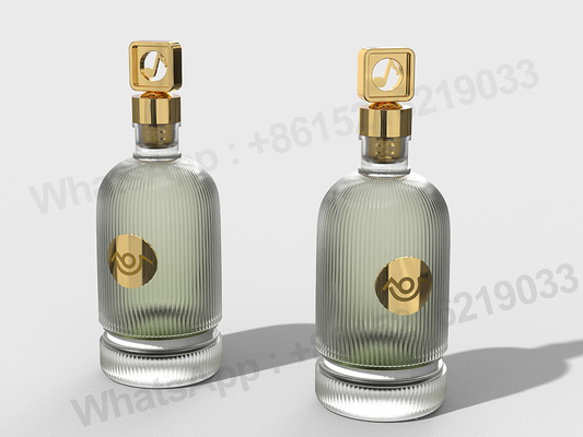 Op maat gemaakte Zamak Parfums Caps Die Cast Ronde / Vierkant / Rechthoekige Formen Met Matt Oppervlak Afwerking