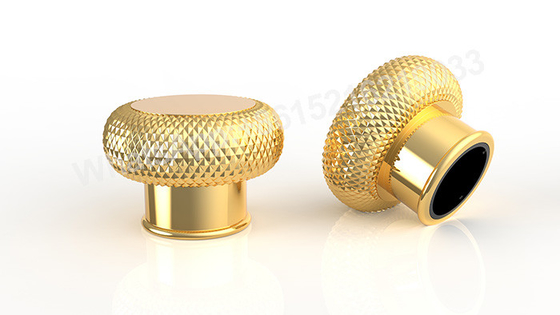 Op maat gemaakte goud / zilver Zamak Parfum Caps gemaakt met precisie giettechnologie