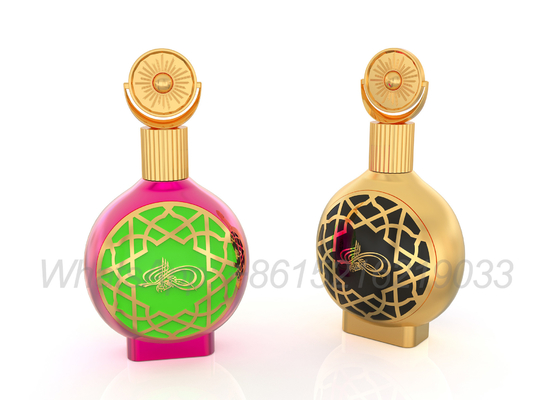 Aanpasbare Zamak Parfum Caps Goud / Zilveren Afwerking Voor Luxe Parfumflessen