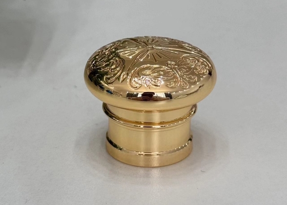 Fijn patroon Op maat gemaakt kleur Zamak Parfum Kappen Zink legering Parfum Fles Tops