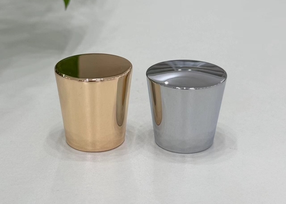 Hoogwaardige op maat gemaakte kleurige parfumfleskappen Zink legering parfum deksels