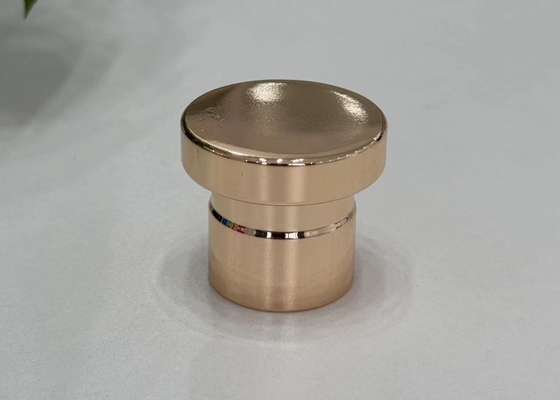 Eenvoudige high-end zinklegering glanzend goud parfum fleskappen parfum kap